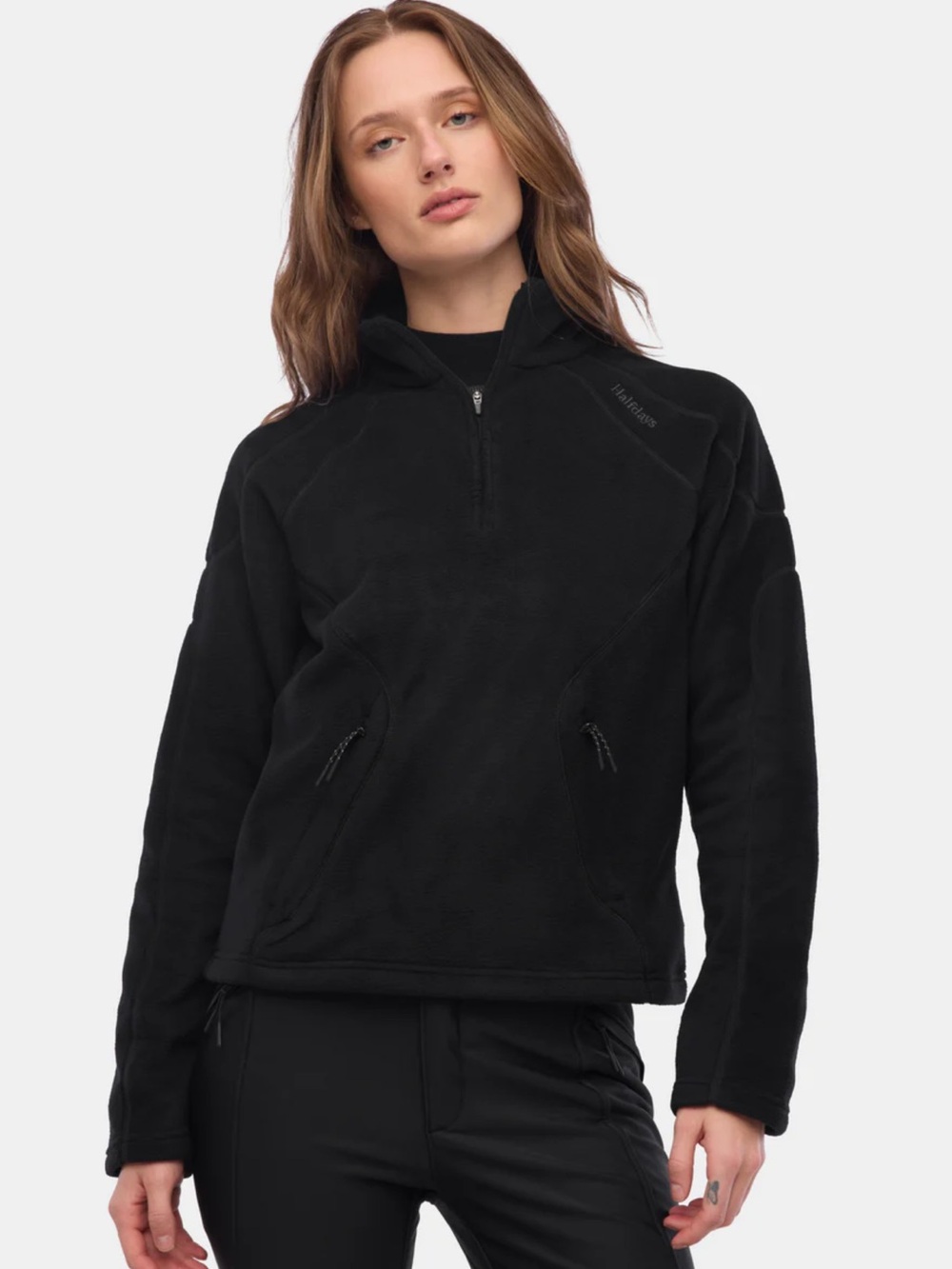 Halfdays Bonnie Polartec Fleece Midlayer Black
